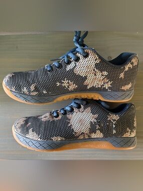 NOBULL Navy & Tan floral Camo Training Shoes